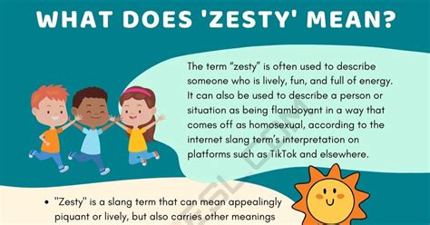 zesty meaning slang|does zesty mean gay.